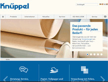 Tablet Screenshot of knueppel-verpackung.at